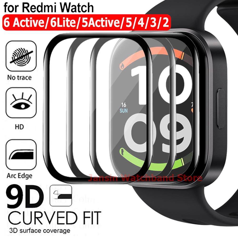 Hydrogel Screen Protector - ฟิล์มกันรอยหน้าจอสำหรับ Redmi Watch 6 Active/6Lite/5Active/5Lite ฟิล์มป้องกันรอยขีดข่วนสำหรับ