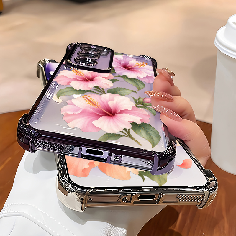 เคสลายดอกชบาสีชมพู สำหรับ OPPO - Oppo Reno 12 บทวิจารณ์และราคา
